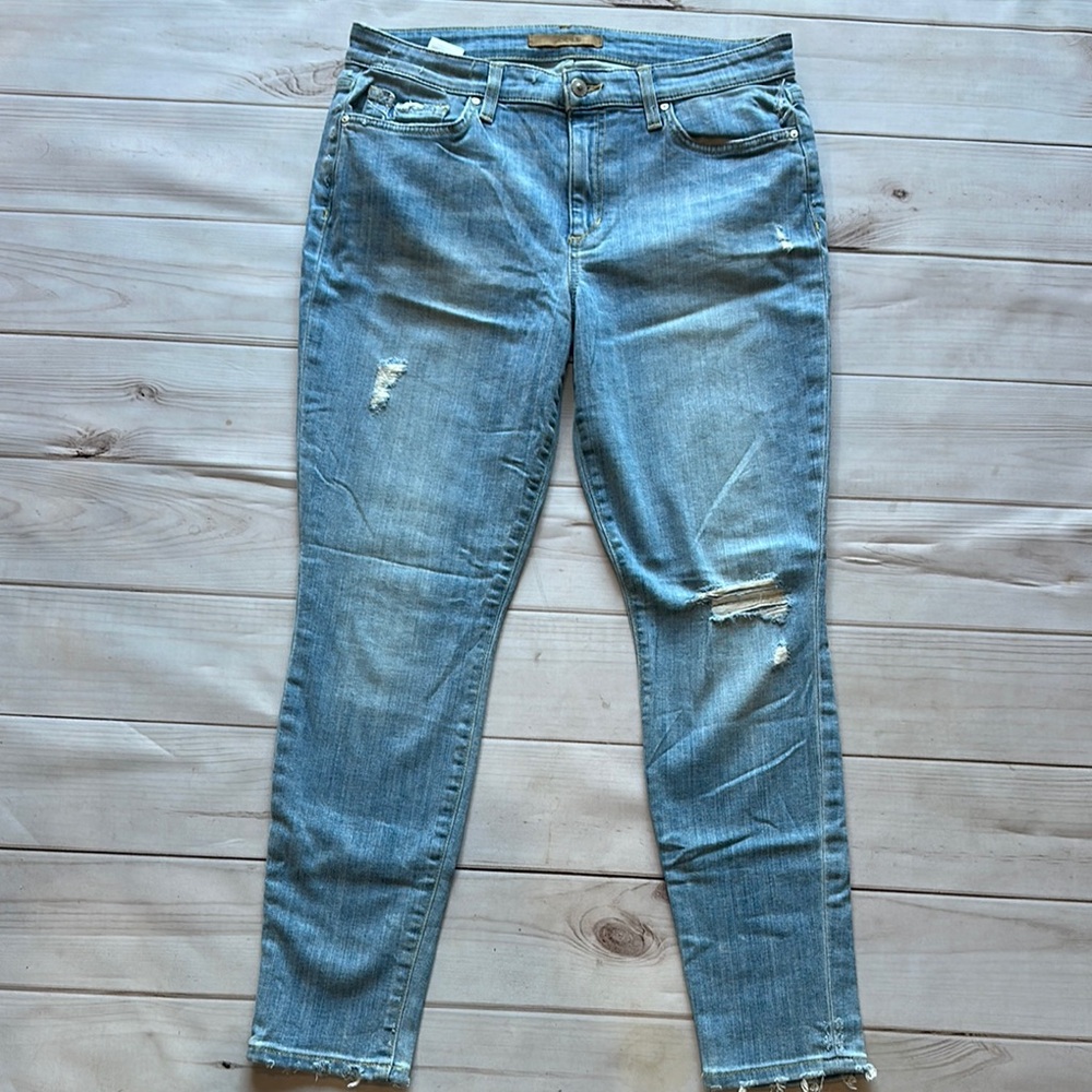 Joes skinny ankle Women's Blue Distressed Jeans size 31